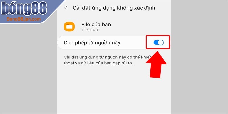 Nguyên nhân phổ biến dẫn đến lỗi cài đặt BONG88